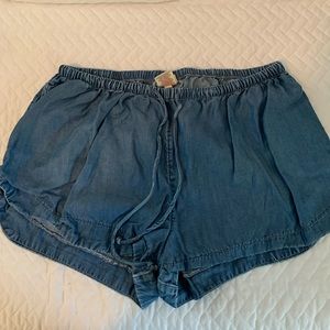 Mossimo Denim drawstring shorts